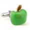 Teaher Green Granny Smith Apple Cufflinks3.jpg